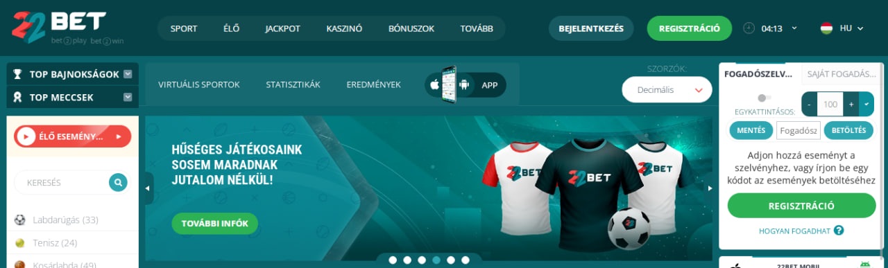22Bet bukméker