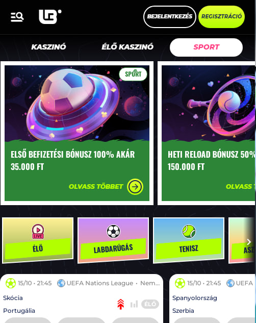A regisztrációs folyamat igen egyszerű és gyors a Lunubet