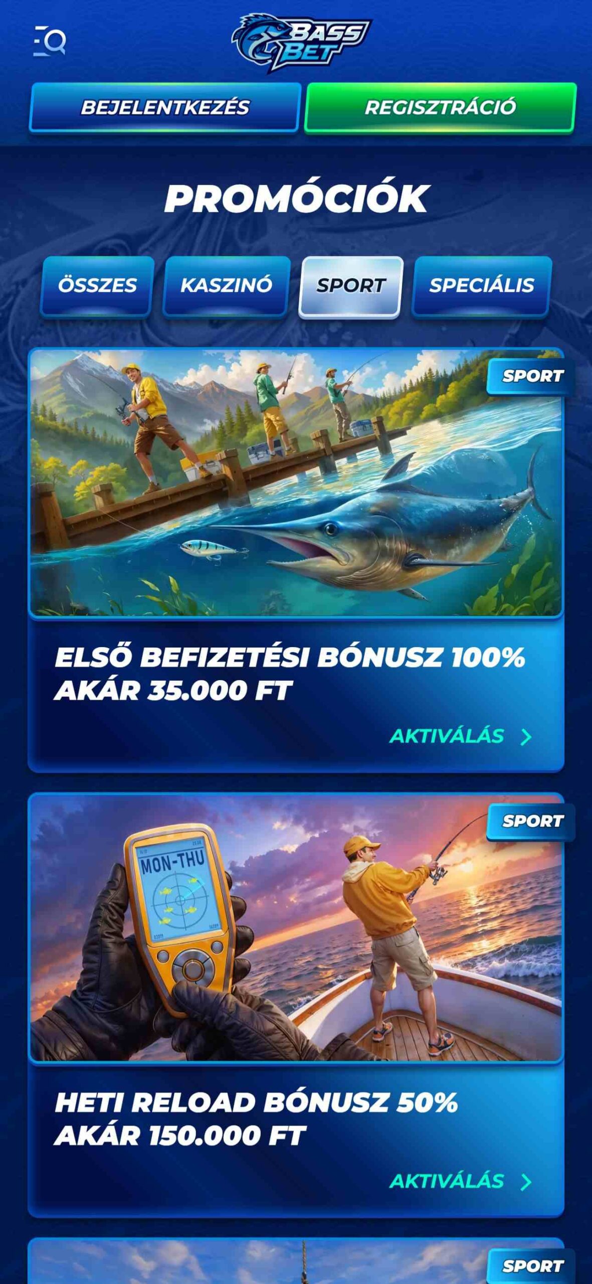 Bónuszok és Promóciók