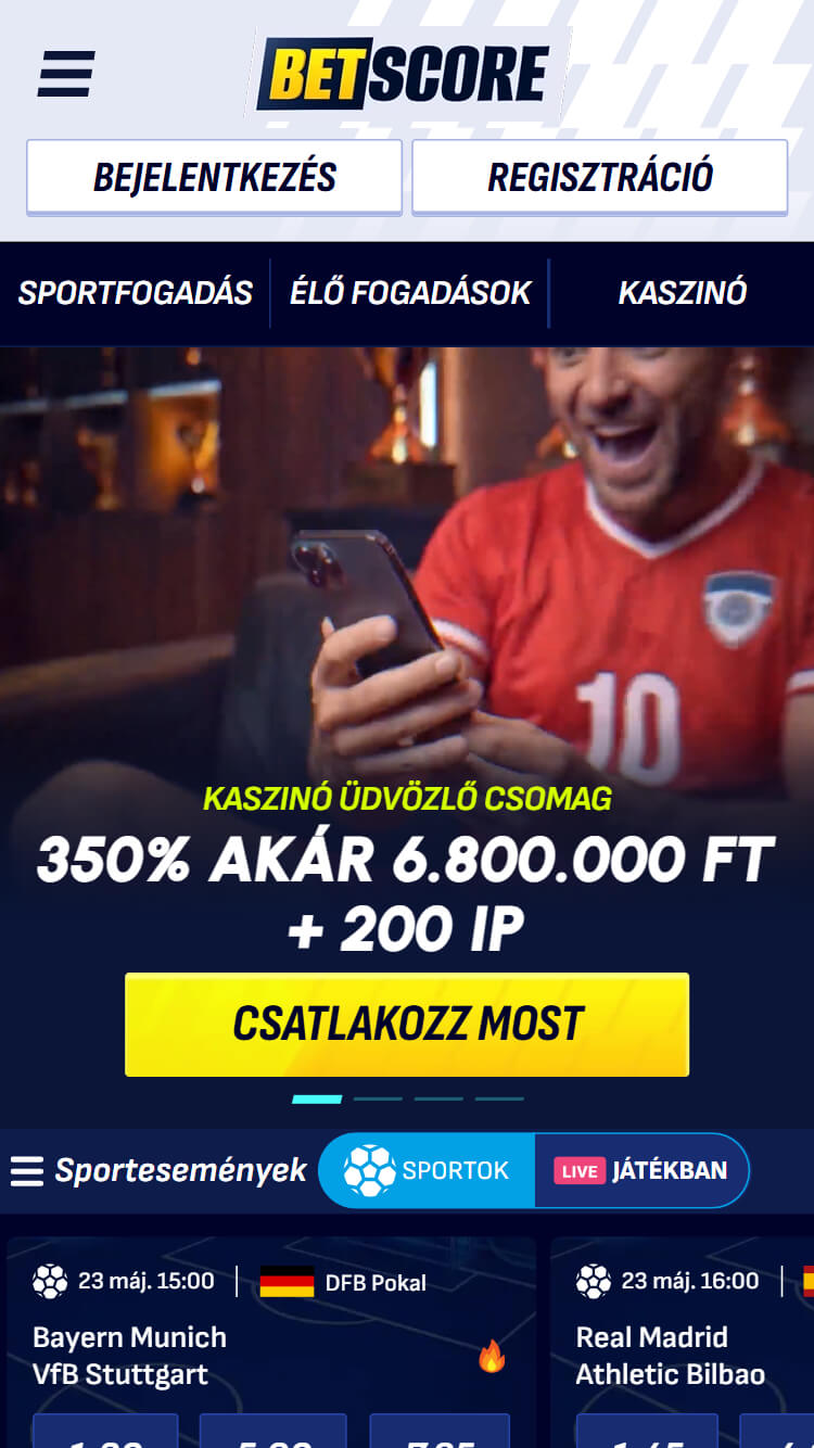 Bónuszok és promóciók a Betscore kaszinó-nál