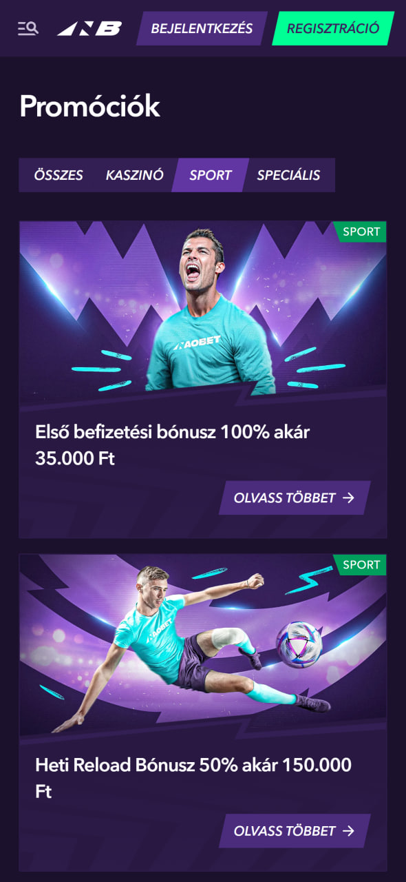Bónuszok és Promóciók
