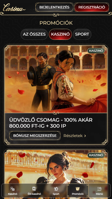 Bónuszok és Promóciók