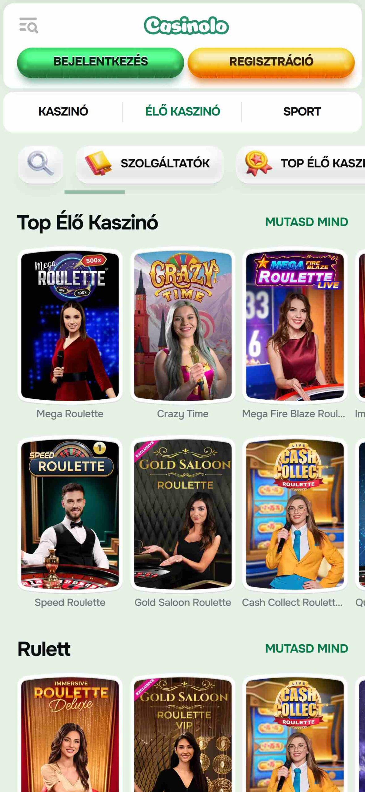 Élő Kaszinó