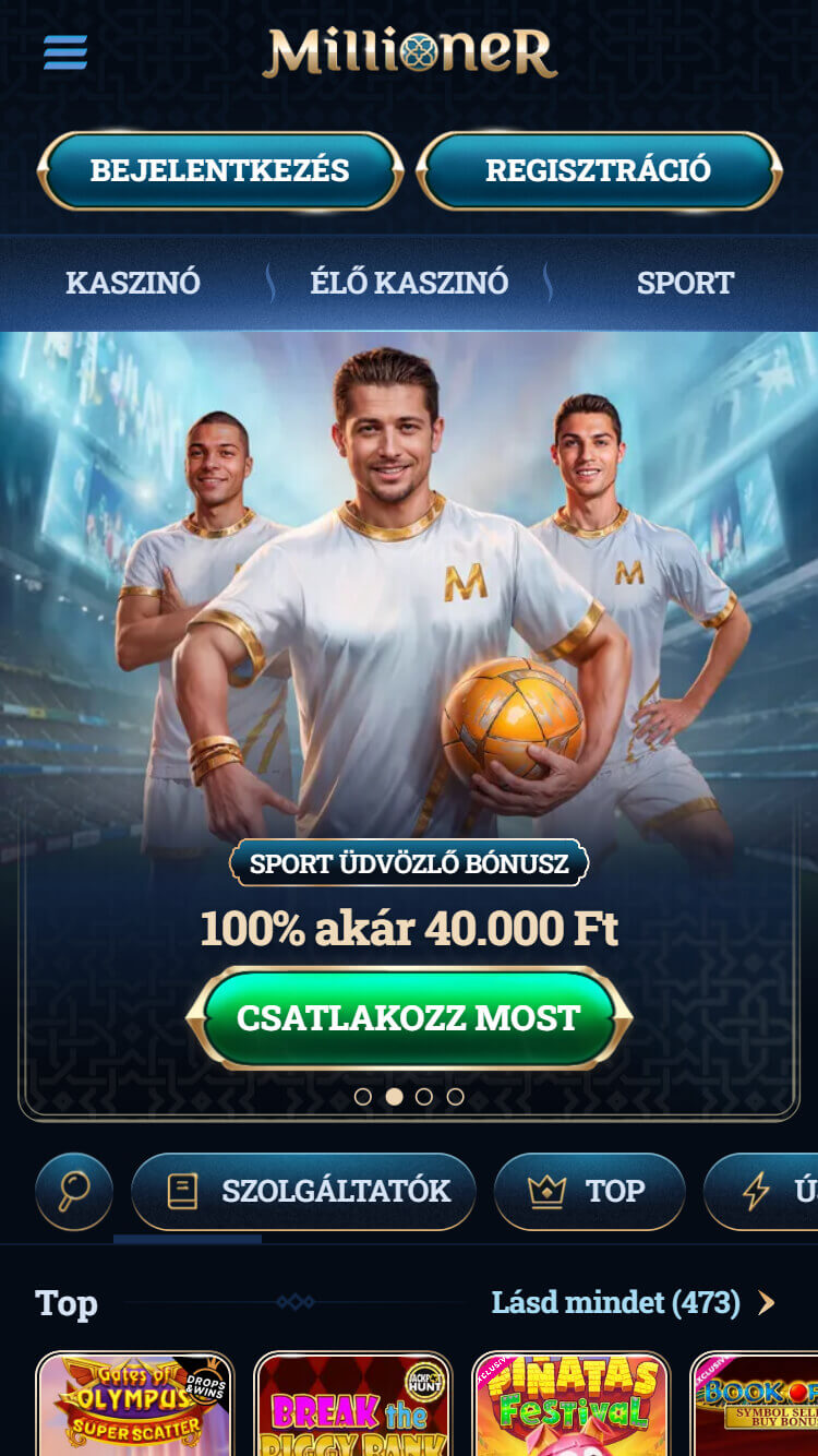 Millioner sport registraciok