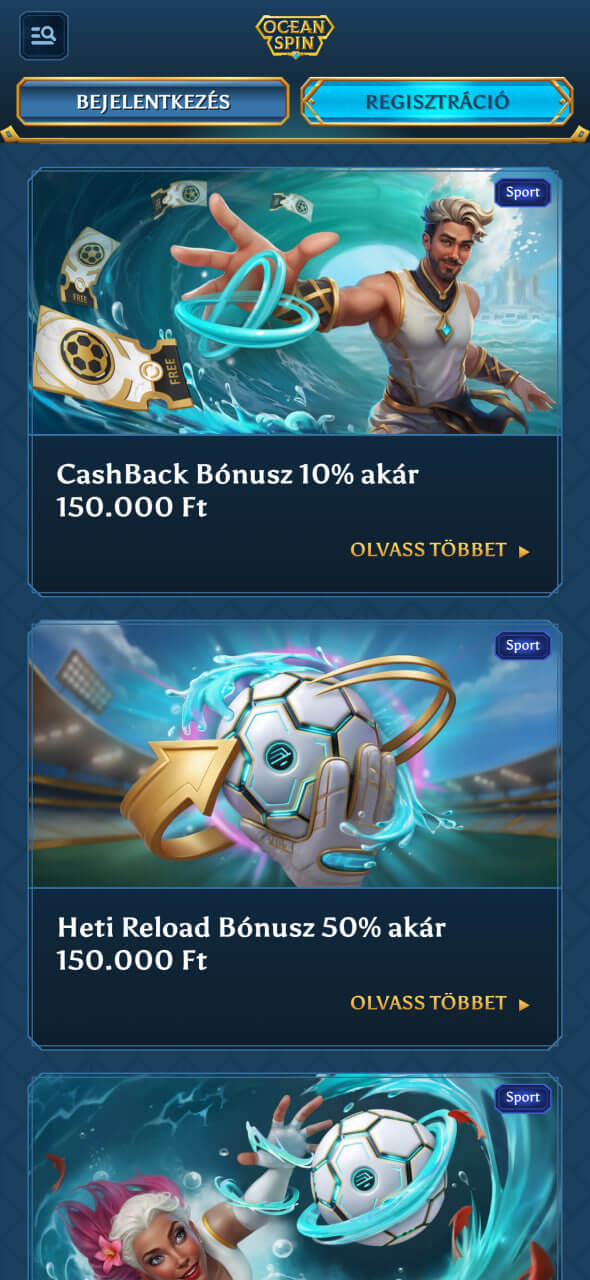 Bónuszok és Promóciók