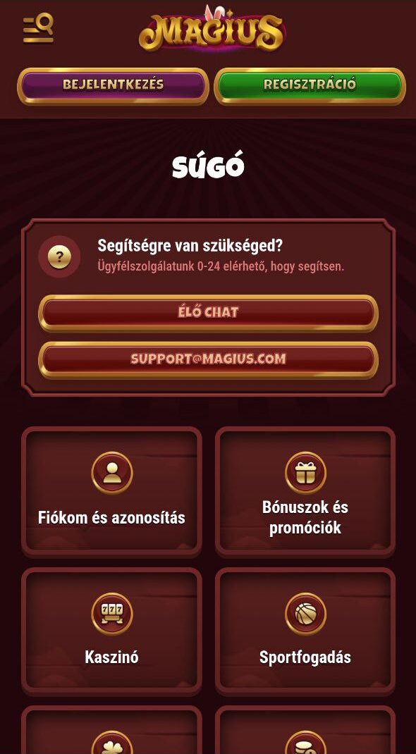 Technikai Támogatás