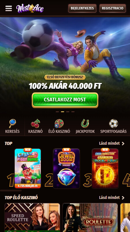 WestAce fogadóiroda Magyarországon