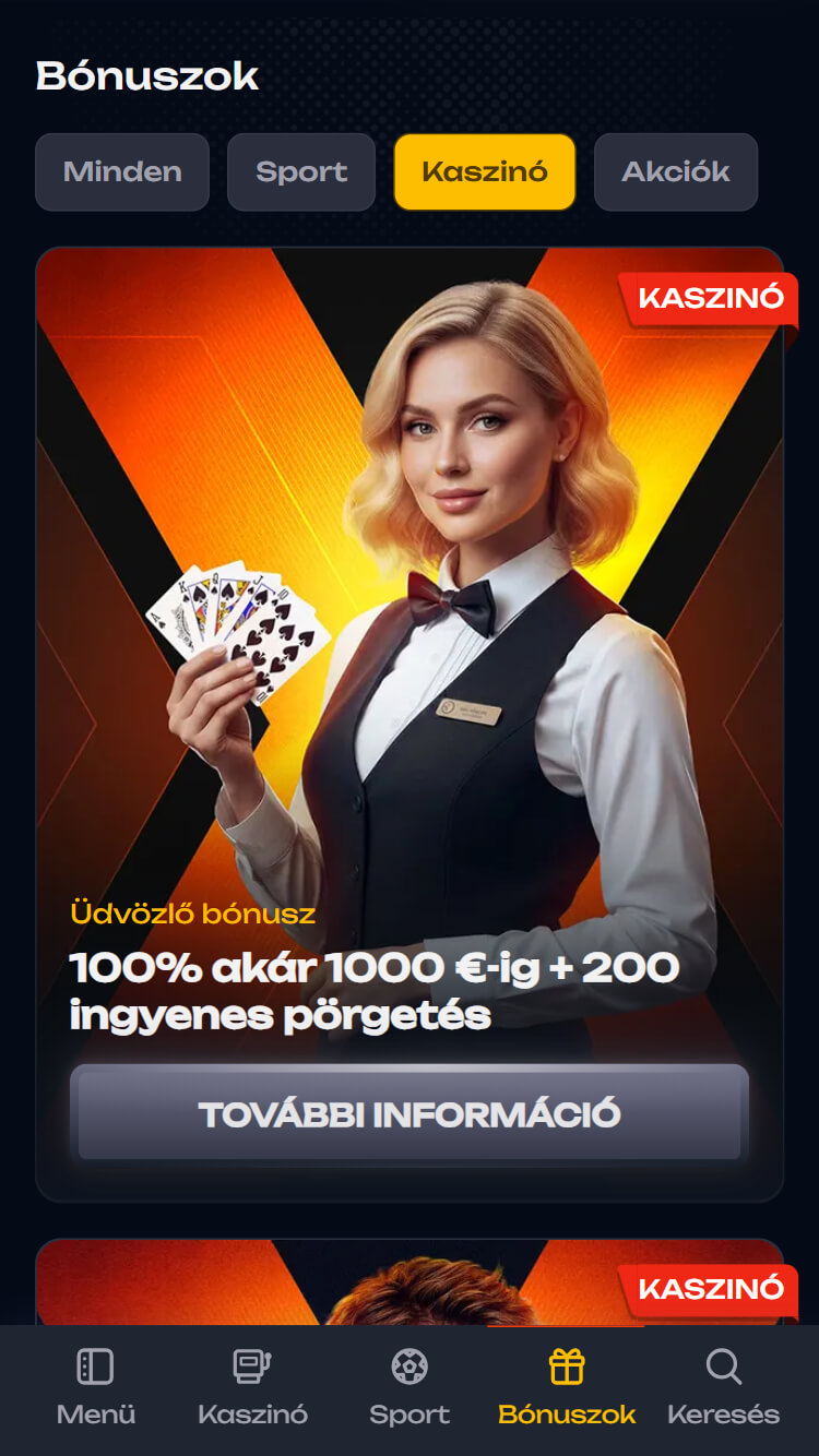 x3bet bonusok kaszino