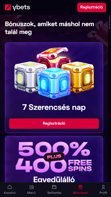 Bónuszok és Promóciók