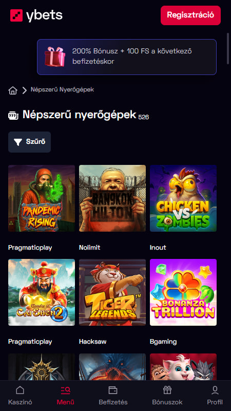 Kaszinó Játékok