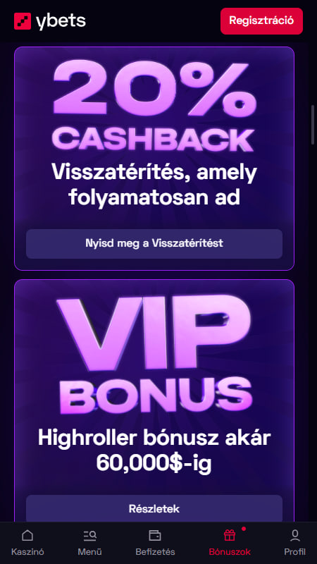 Bónuszok és Promóciók