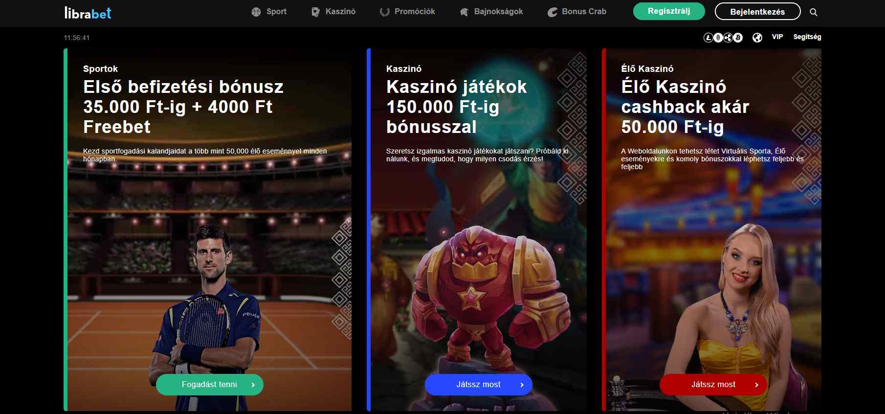 Librabet regisztráció