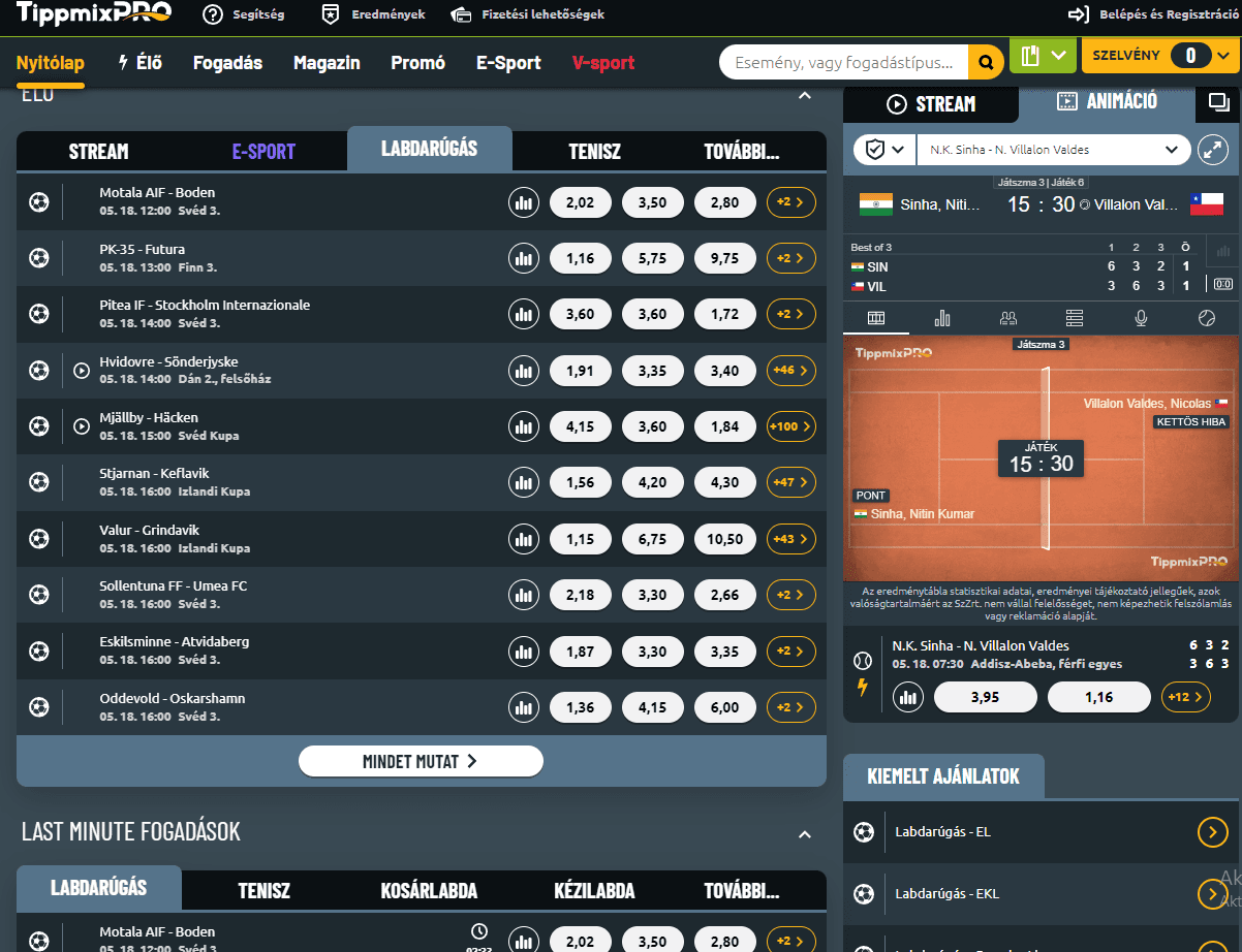 TippmixPro sports betting