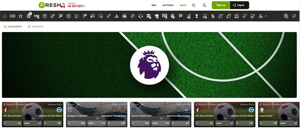fresh casino betting online
