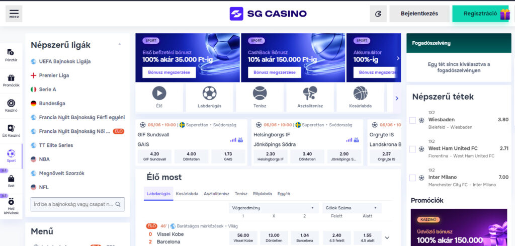 sg casino hungary