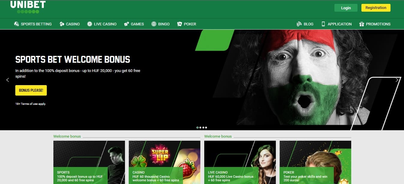 Unibet bonuses offer