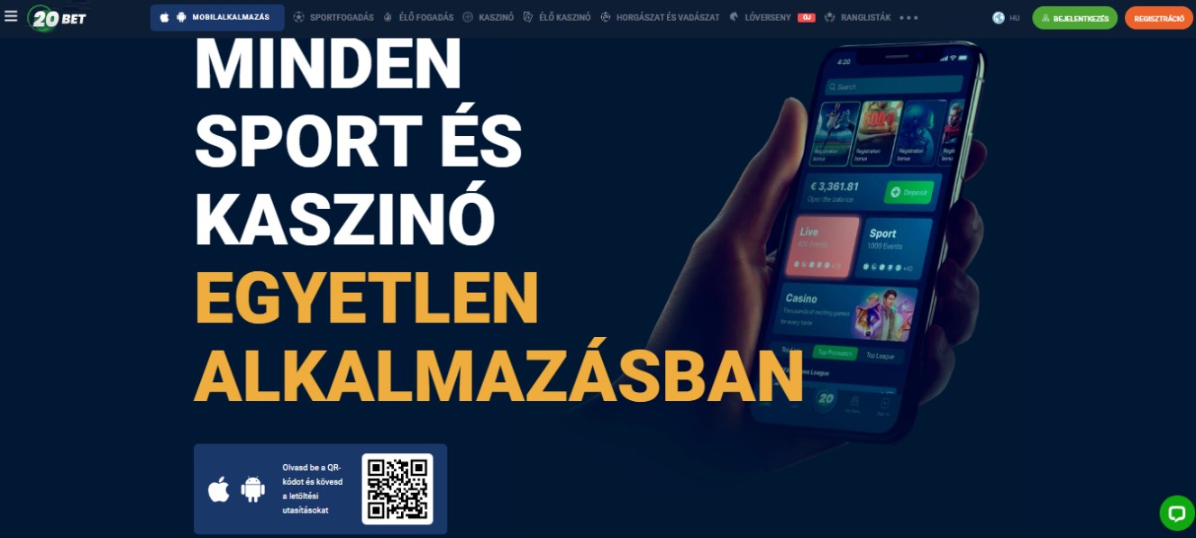 20Bet Mobile App HU
