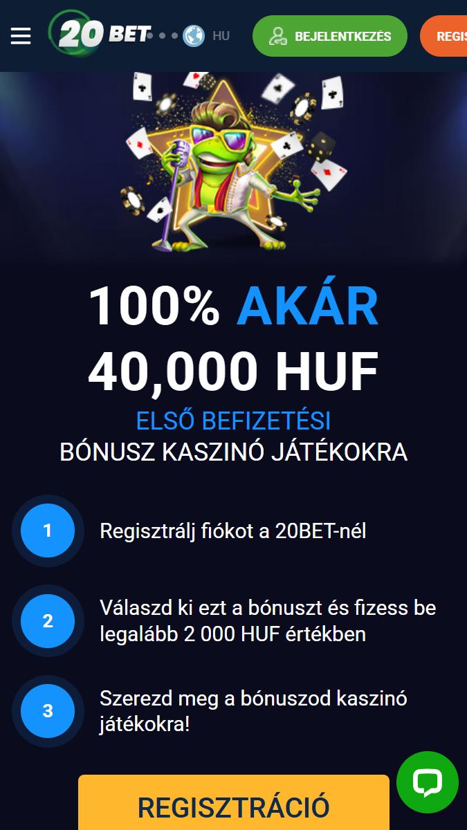 20bet mobile bonus