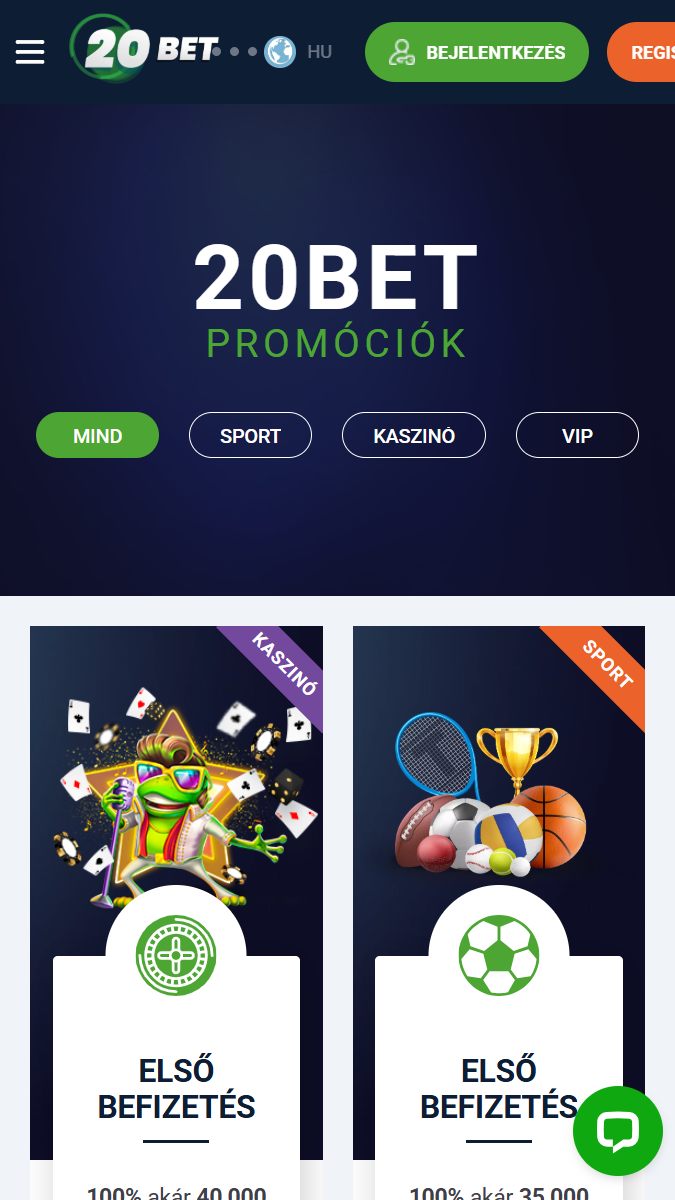 20bet mobile bonuses