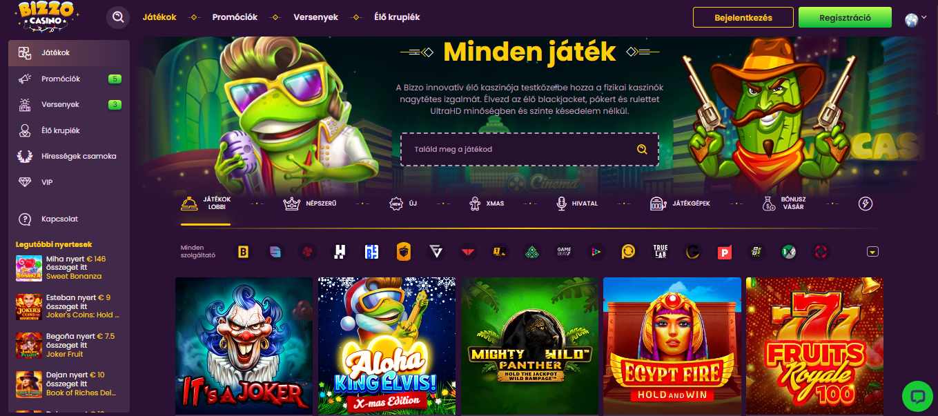 Bizzo Casino Games HU