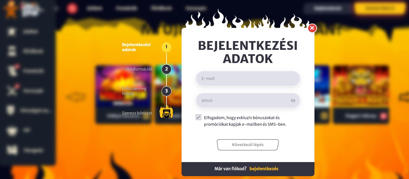 Hell Spin Casino Registration HU