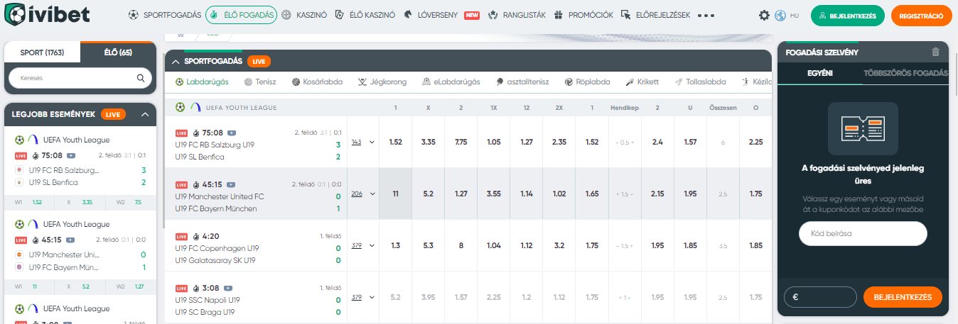 IviBet Live Sport Betting HU
