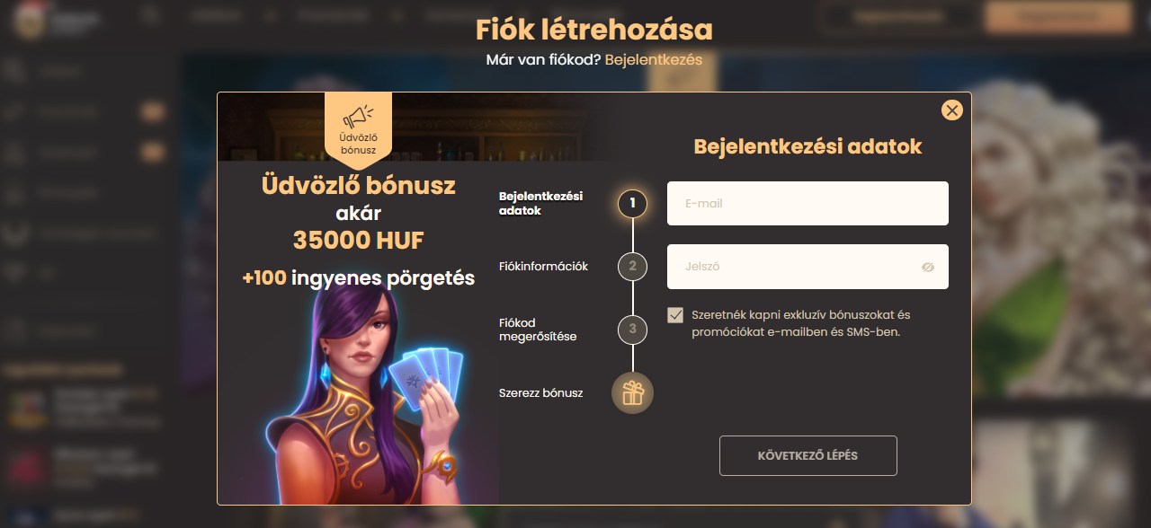National Casino Registration HU