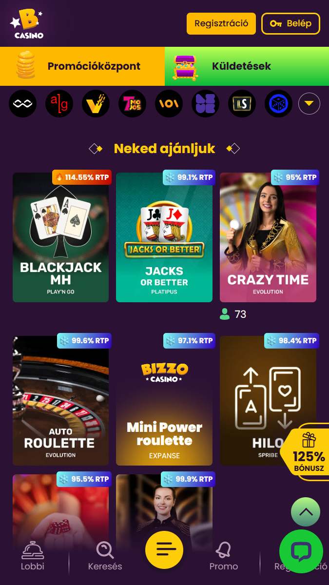 bizzo casino mobile live casino
