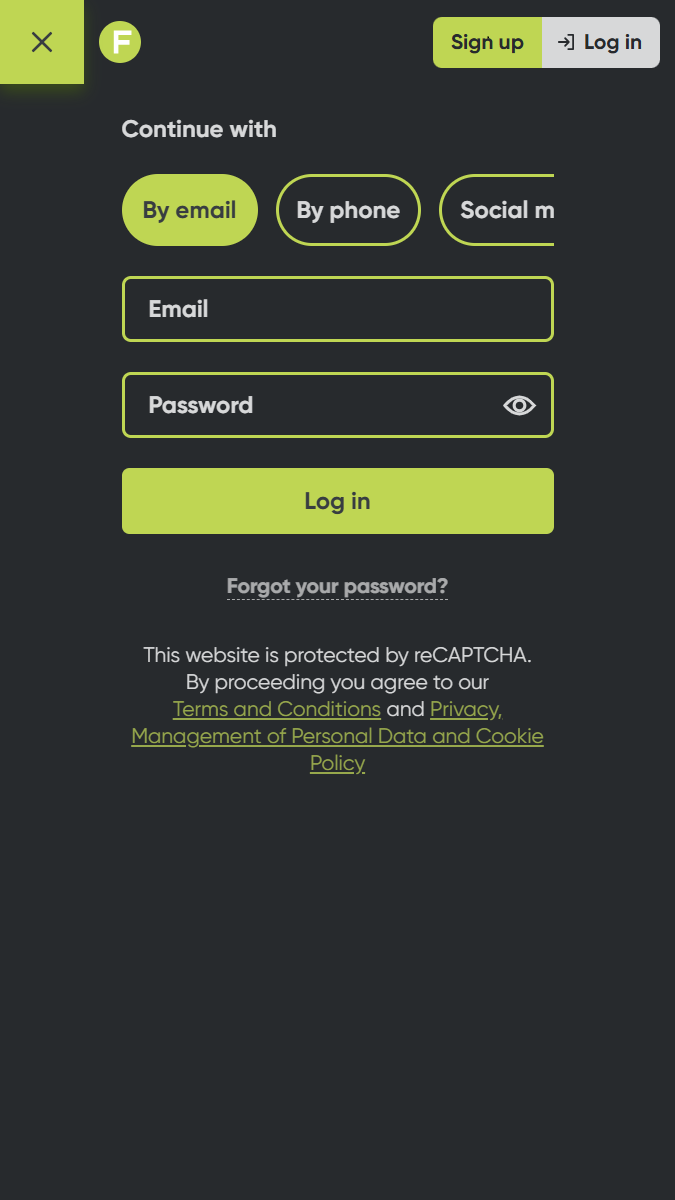 fresh mobile registration