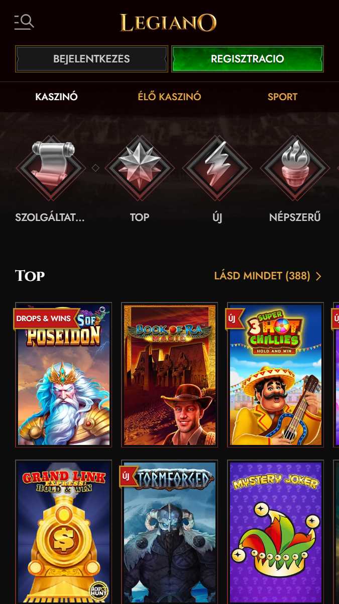 legiano mobile casino