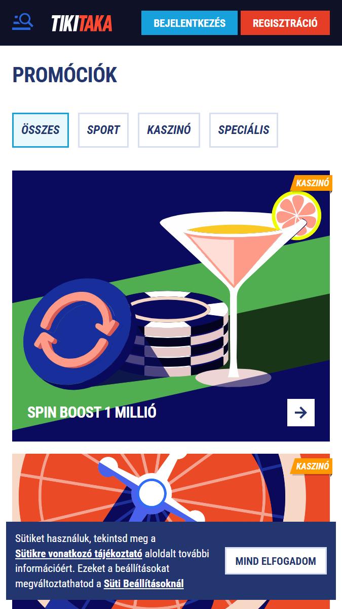 tikitaka mobile bonuses