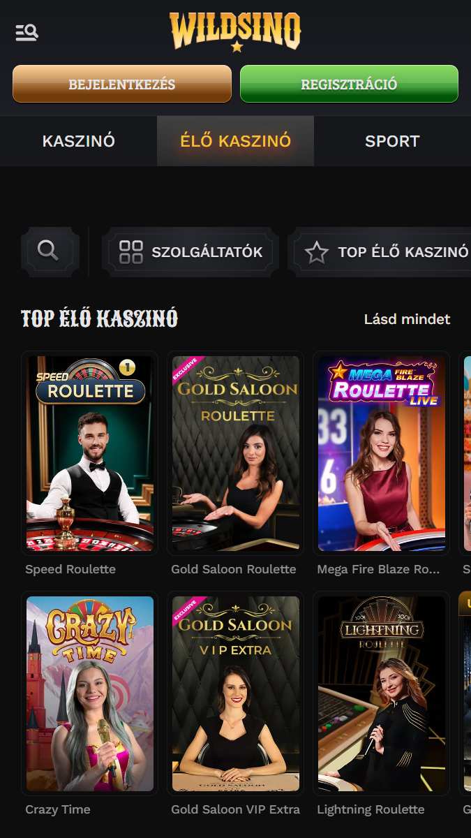 wildsino live casino
