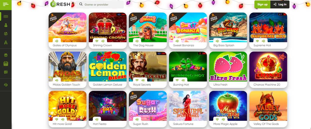 Fresh Casino Games