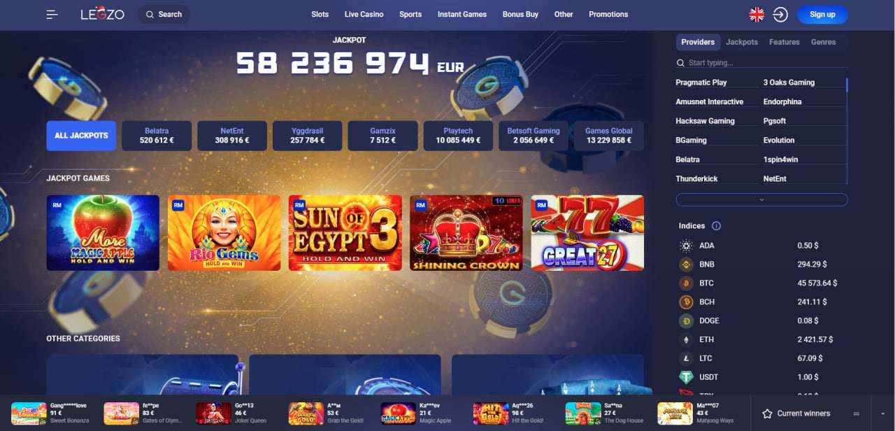 Legzo Casino