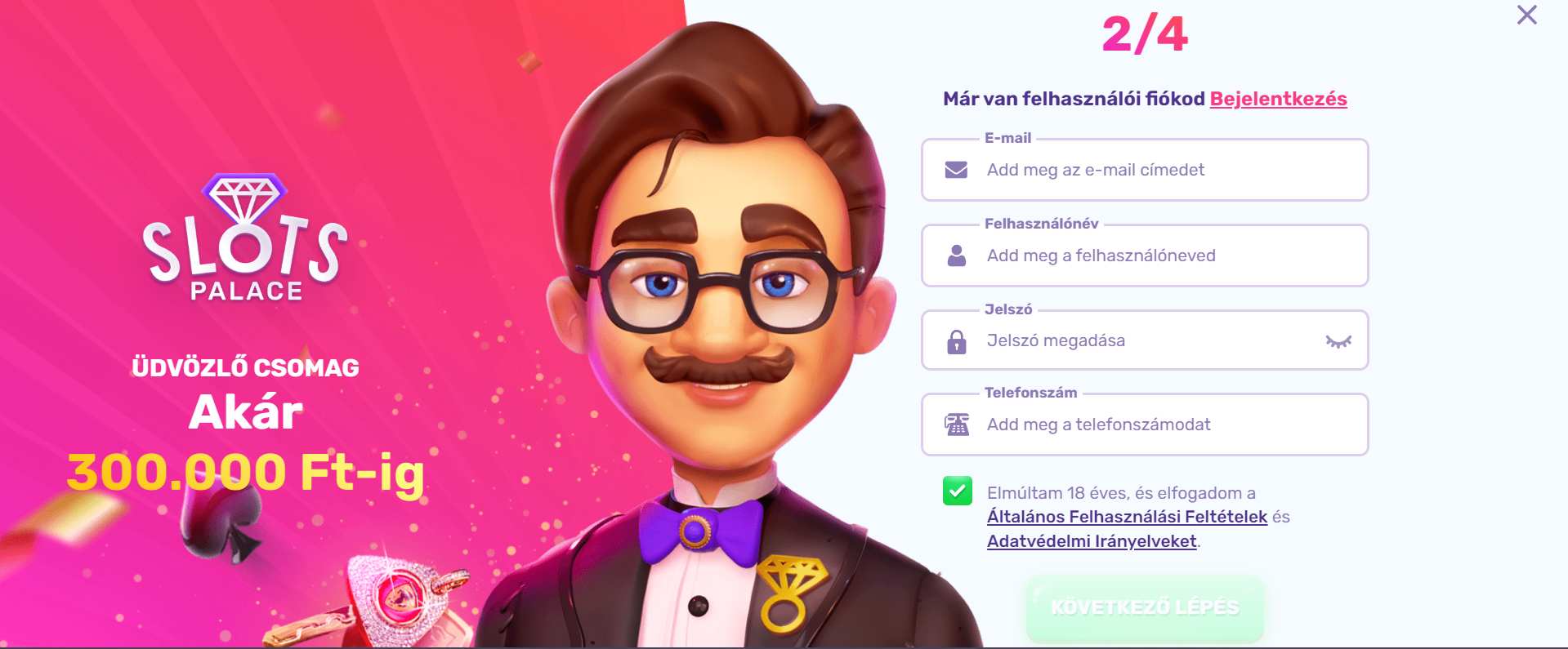 Slots palace felülvizsgálat
