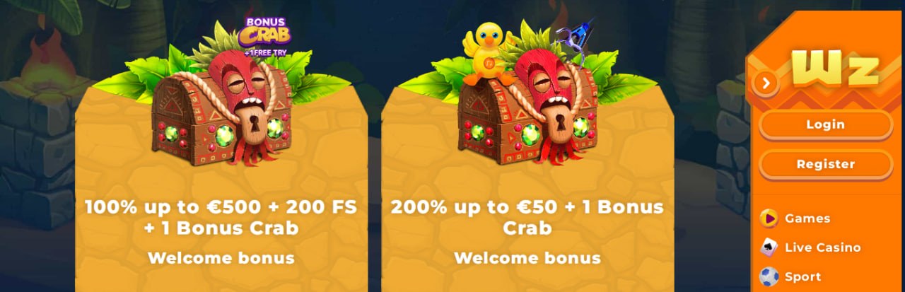 Wazamba bonus