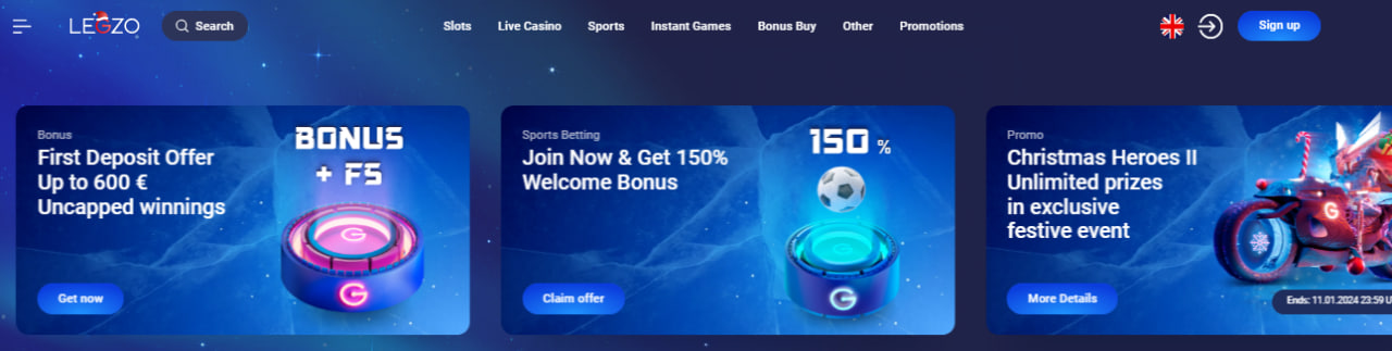 Legzo casino
