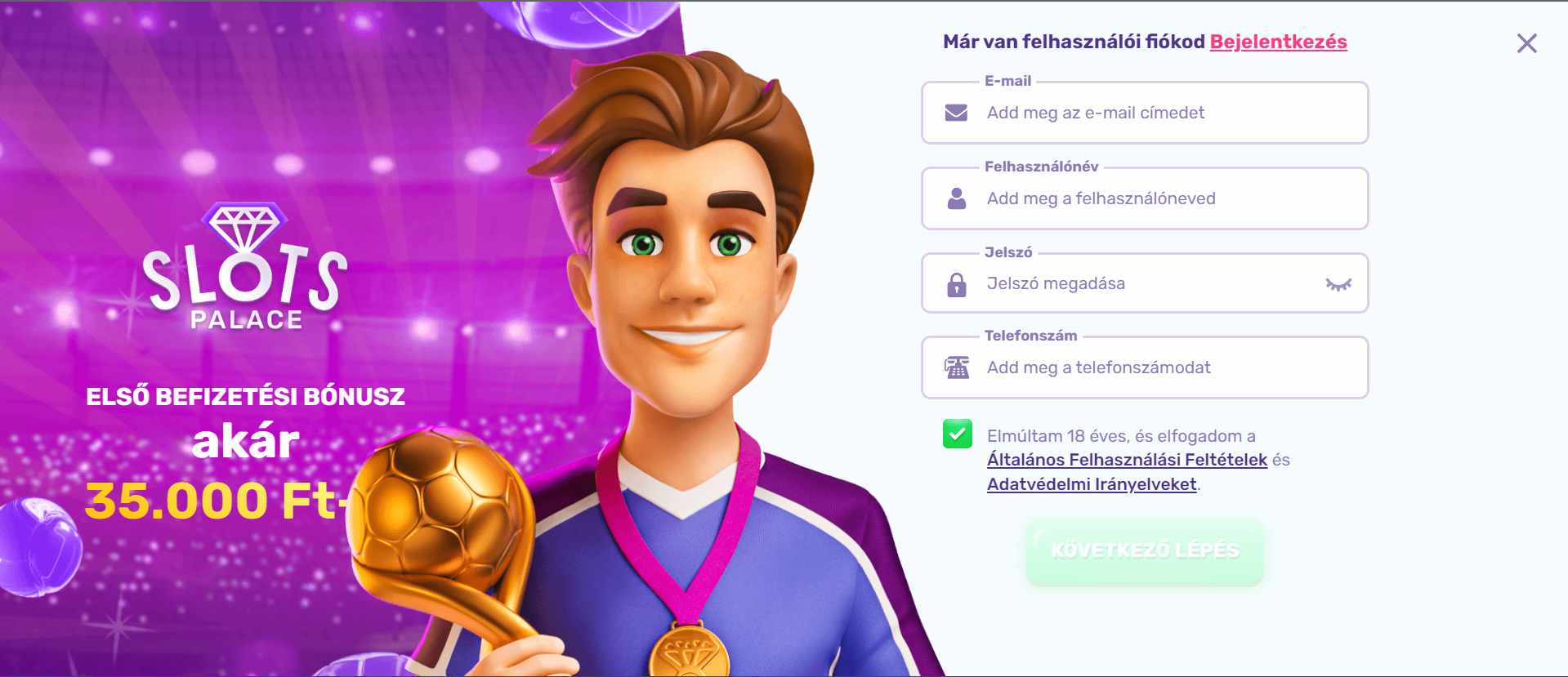 Slots palace felülvizsgálat