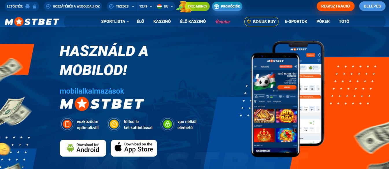 Mostbet mobil alkalmazásait, sportfogadasok.net