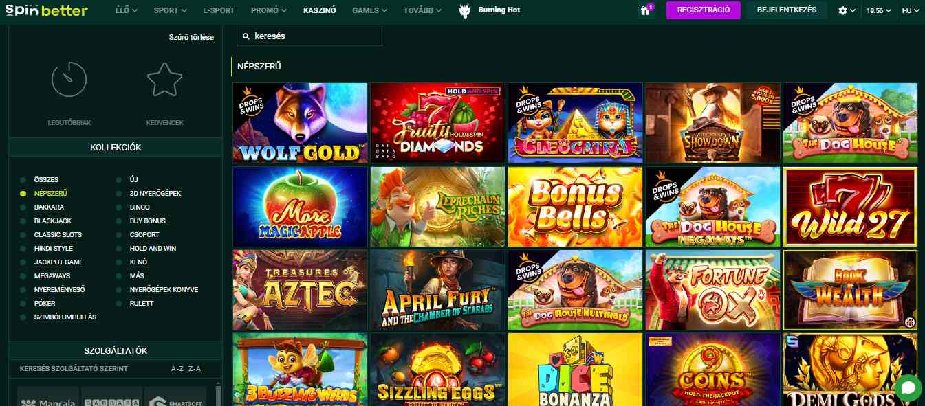 SpinBetter Casino Slots Hungary, sportfogadasok.net