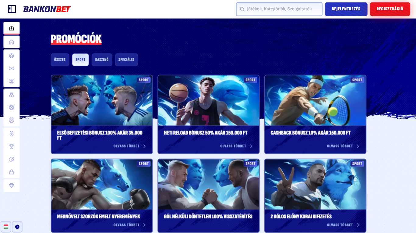 Bankonbet Sport Betting Bonuses Hungary, sportfogadasok.net