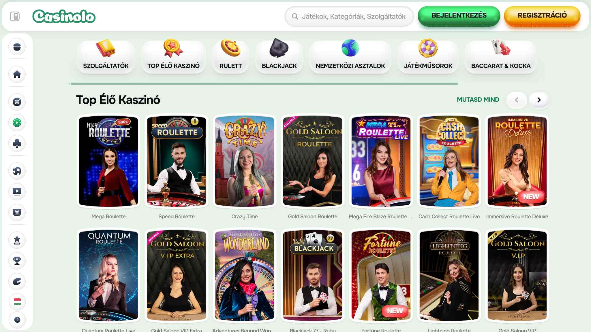 Casinolo Live Casino Hungary, sportfogadasok.net