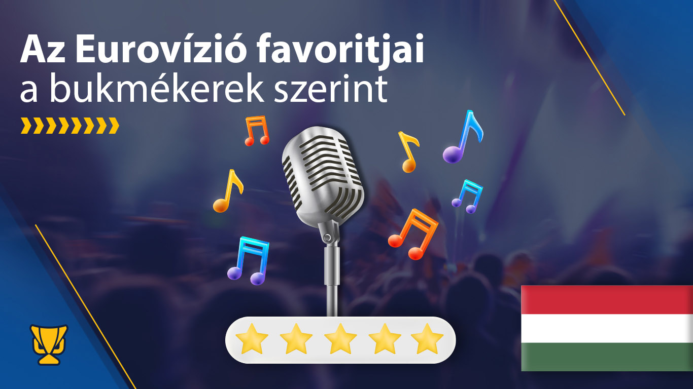 Az Eurovízió favoritjai a bukmékerek szerint