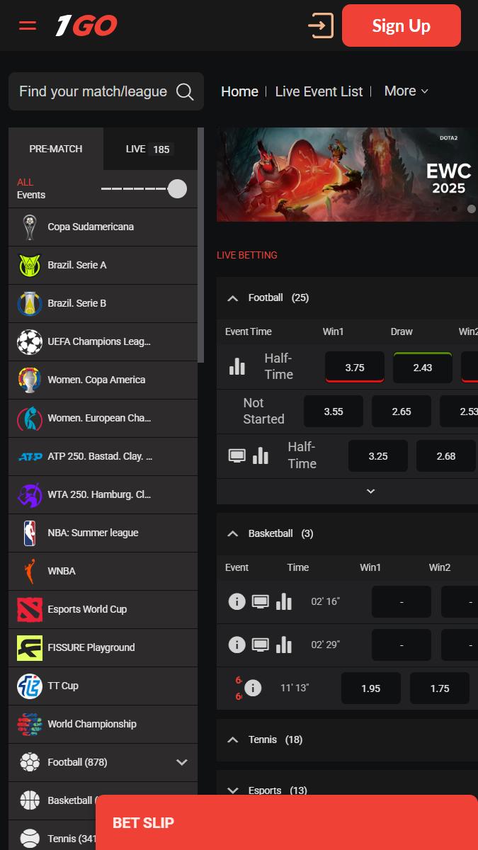 1go Mobile Sports