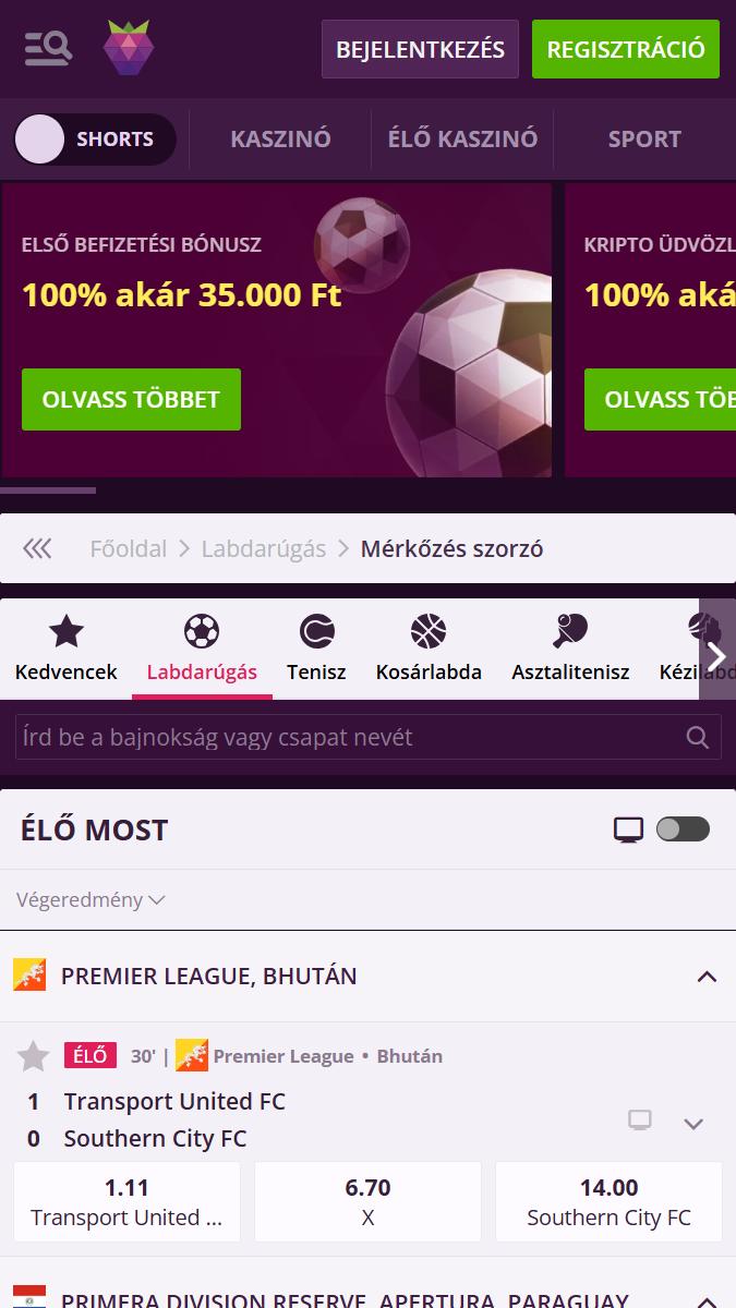 Malina Mobile Live Page