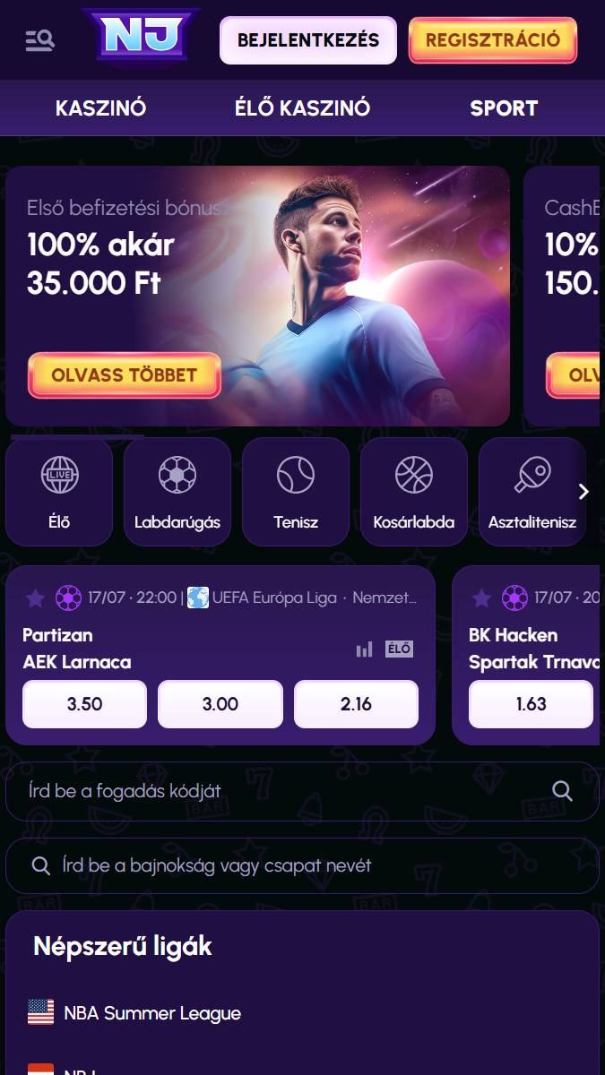 Novajackpot Mobile Sports