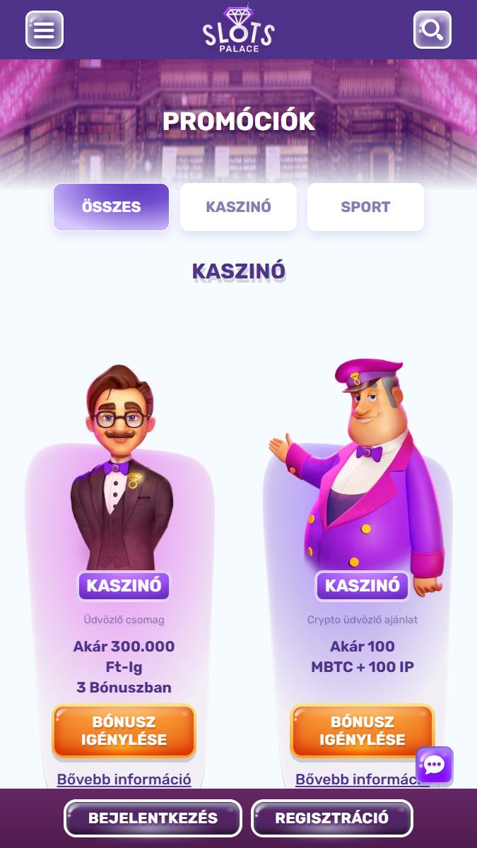 Slots Palace Mobile Bonuses