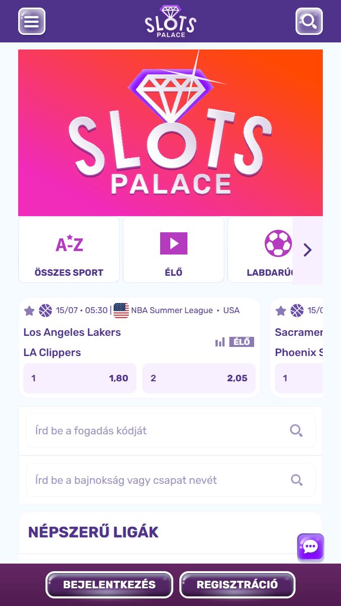 Slots Palace Mobile Sports