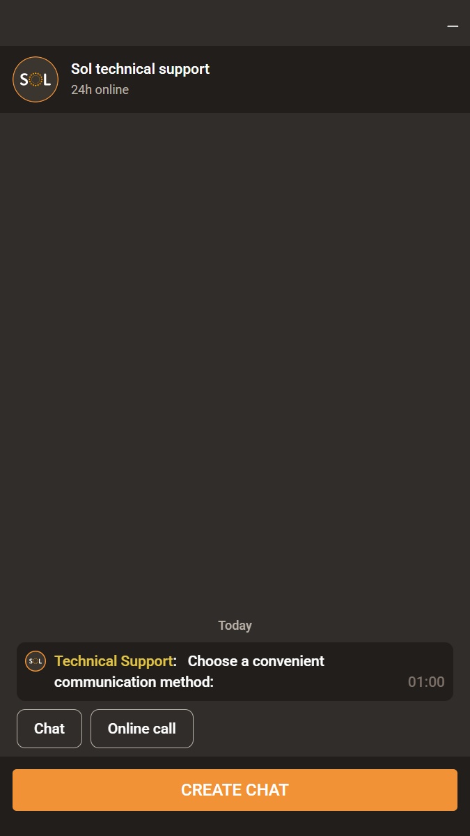 Sol Casino Mobile Support