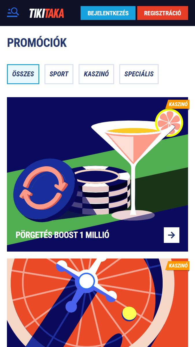 Tikitaka Mobile Bonuses